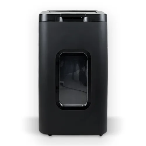 Уничтожитель документов ГЕЛЕОС АП55-4, DIN P-4 (4 ур-нь секр.), фрагмент 3,9х12мм, АВТОПОДАЧА 400 лист (70г/м2), пл.карты/скрепки/скобы, 55 литров