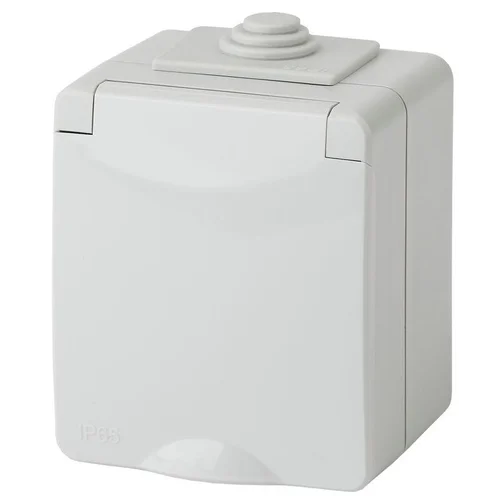 Розетка 1-м ОП Эра Эксперт 11-2601-03 16А IP65 250В 2P+E сер. Эра Б0035988