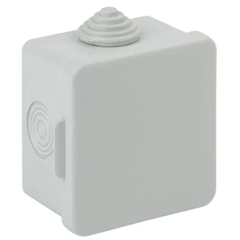 Коробка распаячная ОП КОР 65х65х50мм с гермовводами 4 входа IP54 Эра Б0037445