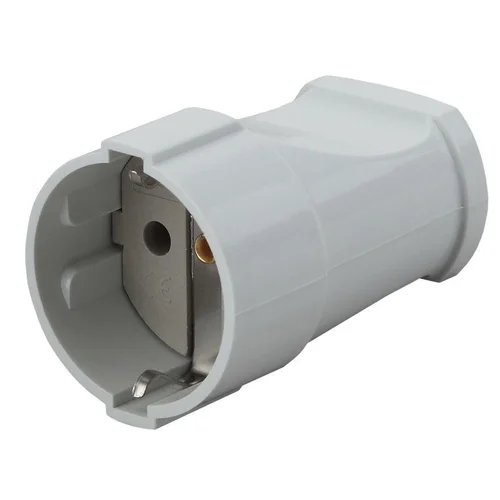 Розетка кабельная с заземл. прямая 16А бел. Rx2-W ЭРА Б0039682