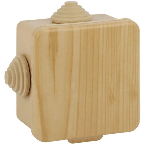 Коробка распаячная ОП КОР 65х65х50мм с гермовводами 4 вх. IP54 сосна Эра Б0043227