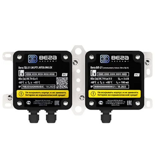 Датчик температуры Вега ТД-21, модель LW.PT2.NTC0.IN0.EX