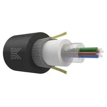 Дроп-кабель круглый, с центральной трубкой, усилен стеклонитями, 4 волокна, SM 9/125, G.657.A1, полиэтилен, 1 кН