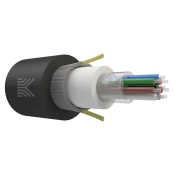 Дроп-кабель круглый, с центральной трубкой, усилен стеклонитями, 8 волокон, SM 9/125, G.657.A1, полиэтилен, 1 кН