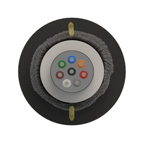 Дроп-кабель круглый, с центральной трубкой, усилен стеклонитями, 8 волокон, SM 9/125, G.657.A1, полиэтилен, 1 кН