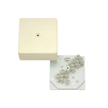 Коробка распределительная ОП 60х60х30мм с клемм. бел. HEGEL КРК2701