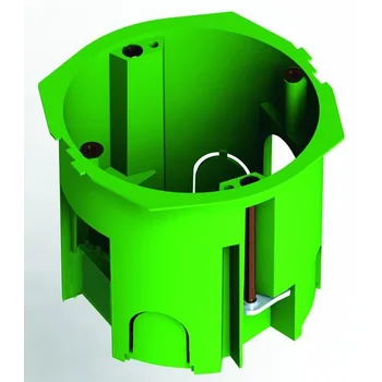 Коробка установочная СП 68х60мм IP30 для гипсокартон. с метал. лапками HEGEL КУ1205