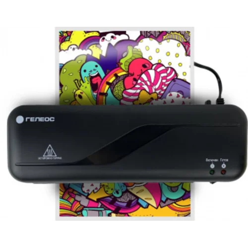 Ламинатор Heleos ЛМ_А4C черный A4 (75-150мкм) 30см/мин (2вал.) лам.фото