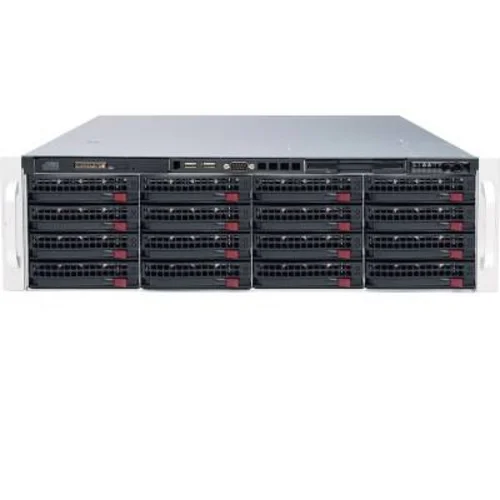 Видеосервер Линия NVR-128 SuperStorage для IP-видеокамер. Количество каналов: видео - 128, аудио - 128, до 16 HDD, 2 источника питания