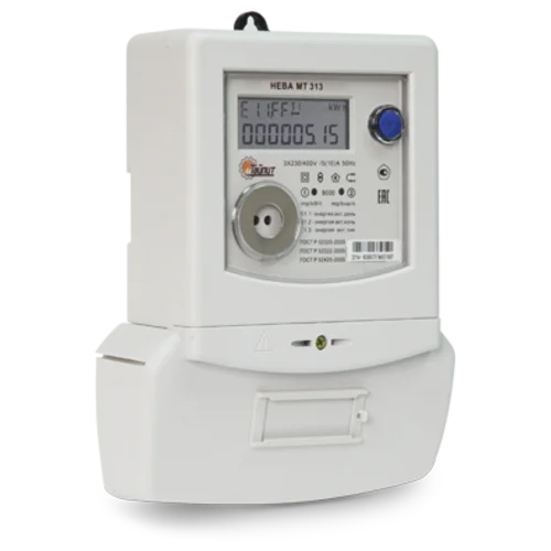 Счетчик "НЕВА" МТ 313 1.0 AR E4S 5(100) трехфазный, многотарифный