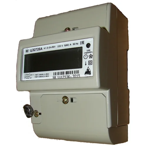 Счетчик электроэнергии однофазный многотарифный, 5(60)А, корпус R01, модуль LoRaWaN Вега