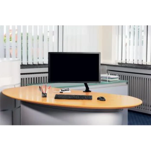 Кронштейн для мониторов ЖК Hama Fullmotion черный-26" макс.5кг крепление к столешнице поворот и накл