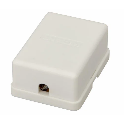 Розетка телефонная 2-м ОП RJ14 (6P4C) кат.3 бел. Rexant 03-0002