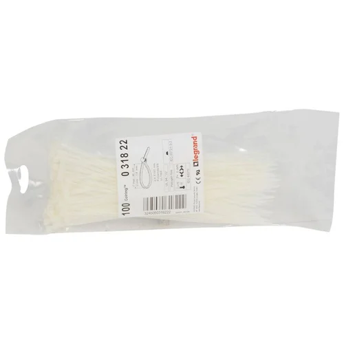 Хомут кабельный Colring 2.4х180 P6.6 бесцвет. (уп.100шт) Leg 031822