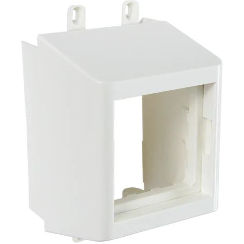 Суппорт с рамкой 1 пост (45х45) на профиль для кабельного канала 60х16