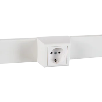 Суппорт с рамкой 1 пост (45х45) на профиль для кабельного канала 60х16