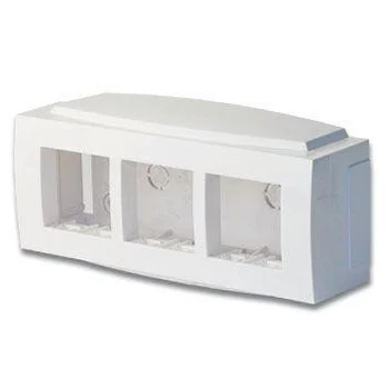 Коробка установочная под BRAVA 6мод. (для кабель-канала 70х22/90х25/TMC) DKC 09221