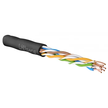 Кабель витая пара LANsens UTP, 4 пары Cat.5e, PE, outdoor, 305м