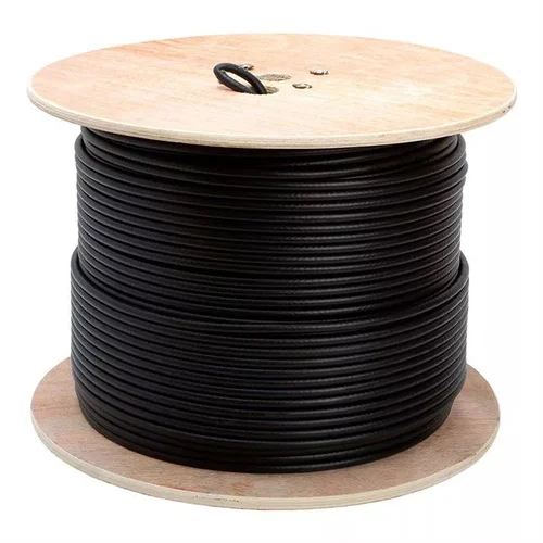 Кабель витая пара LANsens UTP, 4 пары Cat.5e, PE, outdoor messenger, master, 305м