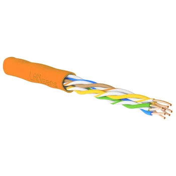 Кабель витая пара LANsens UTP, 4 пары Cat.5e, LSZH, indoor, master, 305м