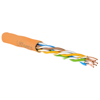 Кабель витая пара LANsens UTP, 4 пары Cat.5e, LSZH, indoor, master, 305м