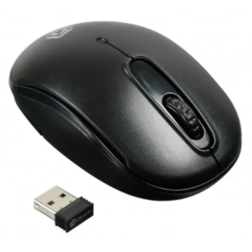 Мышь Оклик 505MW черный оптическая (1000dpi) беспроводная USB для ноутбука (3but)