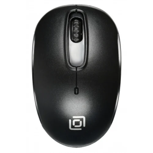 Мышь Оклик 505MW черный оптическая (1000dpi) беспроводная USB для ноутбука (3but)