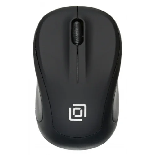 Мышь Оклик 665MW черный оптическая (1600dpi) беспроводная USB для ноутбука (3but)
