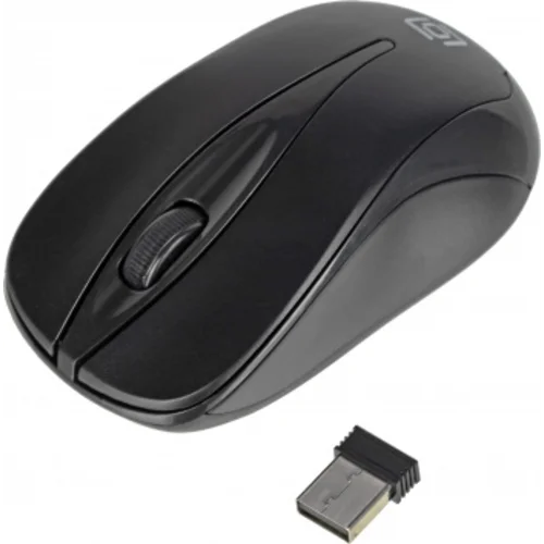 Мышь Оклик 675MW черный оптическая (1200dpi) беспроводная USB для ноутбука (3but)