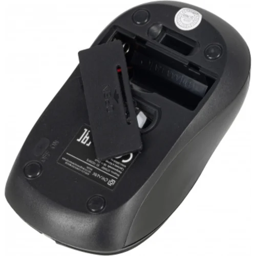 Мышь Оклик 675MW черный оптическая (1200dpi) беспроводная USB для ноутбука (3but)