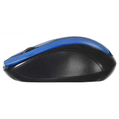 Мышь Оклик 675MW черный/синий оптическая (1200dpi) беспроводная USB для ноутбука (3but)