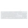 Клавиатура Оклик 500M белый USB slim Multimedia