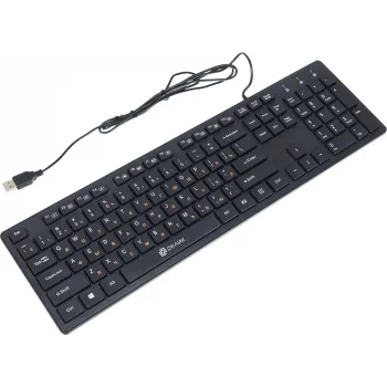 Клавиатура Оклик 520M2U черный/черный USB slim Multimedia