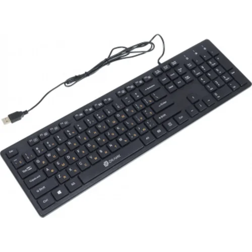 Клавиатура Оклик 520M2U черный/черный USB slim Multimedia