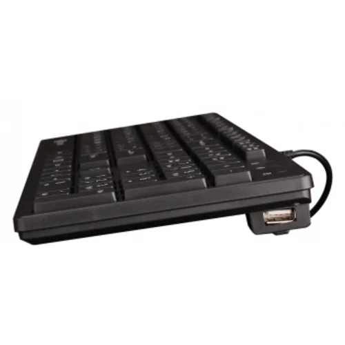 Клавиатура Оклик 520M2U черный/черный USB slim Multimedia