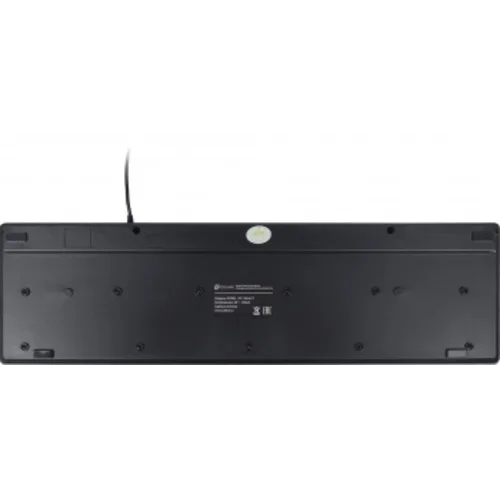 Клавиатура Оклик 550ML черный USB slim Multimedia LED