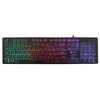 Клавиатура Оклик 550ML черный USB slim Multimedia LED