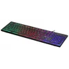 Клавиатура Оклик 550ML черный USB slim Multimedia LED