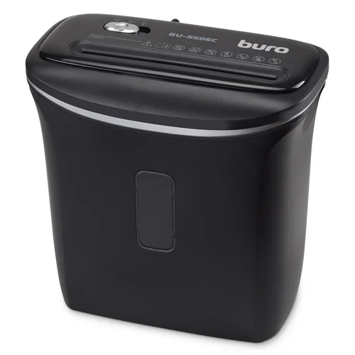 Шредер Buro Home BU-S506C (секр.P-4) фрагменты 5лист. 12лтр. пл.карты