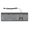 Клавиатура Оклик 480M черный/серый USB slim Multimedia (1067199)