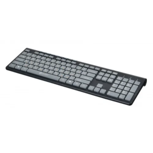 Клавиатура Оклик 480M черный/серый USB slim Multimedia (1067199)
