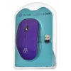 Мышь Оклик 515MW черный/пурпурный оптическая (1000dpi) беспроводная USB для ноутбука (3but)