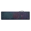 Клавиатура Оклик 420MRL черный USB slim Multimedia LED