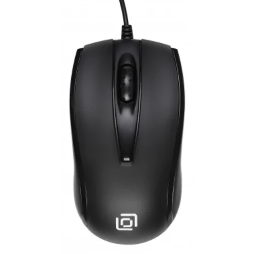 Мышь Оклик 325M черный оптическая (1200dpi) USB для ноутбука (3but)