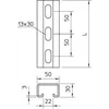 Рейка монтажная 2000х50х30 CPS 5 L 2M VA (дл.2м) OBO 1121480