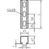 Профиль 41х41 L3000 MS 41LS 3M FT гор. оцинк. OBO 1122483