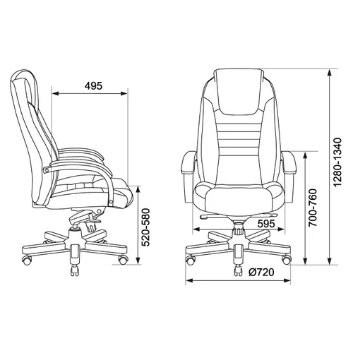 Кресло руководителя Бюрократ T-9923WALNUT слоновая кость кожа крестовина металл/дерево