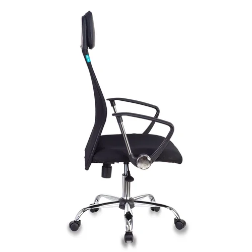 Кресло руководителя Бюрократ KB-6N черный TW-01 TW-11 сетка/ткань с подголов. крестовина металл хром