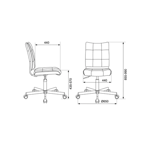 Кресло Бюрократ CH-330M бежевый Orion-10 эко.кожа крестовина металл хром