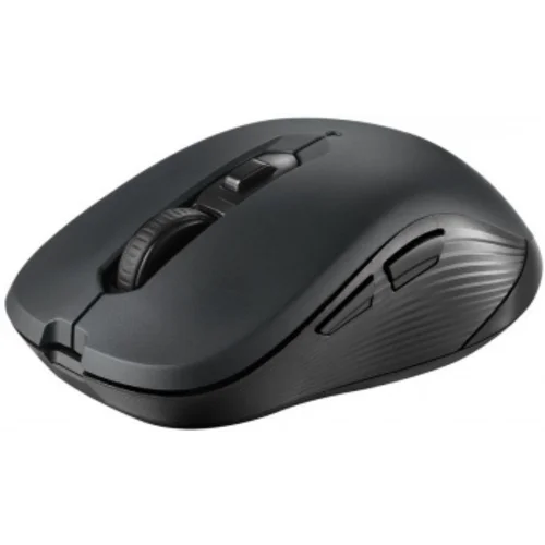 Мышь Оклик 610MWC черный оптическая (1600dpi) беспроводная USB/USB-C для ноутбука (6but)